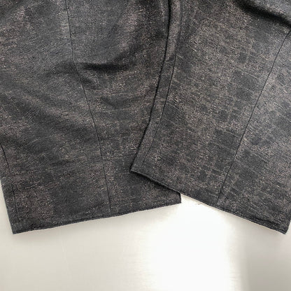 【中古品】【メンズ】 JULIUS ユリウス ABSTRACT RAFIA HALF PANTS アブストラクト ラフィア ハーフパンツ 151-261009-sm-13-izu サイズ：2 カラー：ブラック 万代Net店