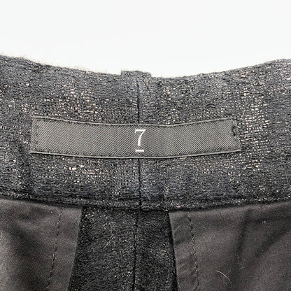 【中古品】【メンズ】 JULIUS ユリウス ABSTRACT RAFIA HALF PANTS アブストラクト ラフィア ハーフパンツ 151-261009-sm-13-izu サイズ：2 カラー：ブラック 万代Net店