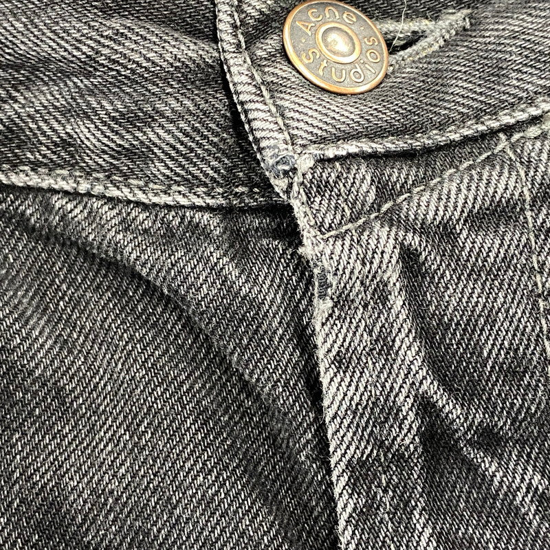 【中古品】【メンズ】 ACNE STUDIOS アクネストゥディオズ B00363 2021M VINTAGE DENIM PANTS ヴィンテージ デニムパンツ ボトムス 152-261009-sm-12-izu サイズ：不明 カラー：ブラック 万代Net店