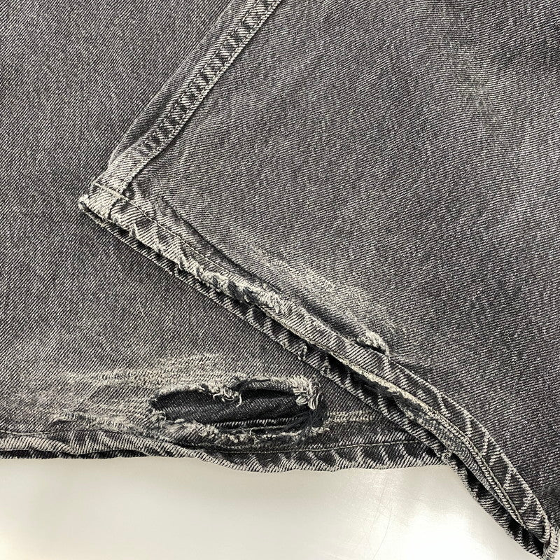 【中古品】【メンズ】 ACNE STUDIOS アクネストゥディオズ B00363 2021M VINTAGE DENIM PANTS ヴィンテージ デニムパンツ ボトムス 152-261009-sm-12-izu サイズ：不明 カラー：ブラック 万代Net店