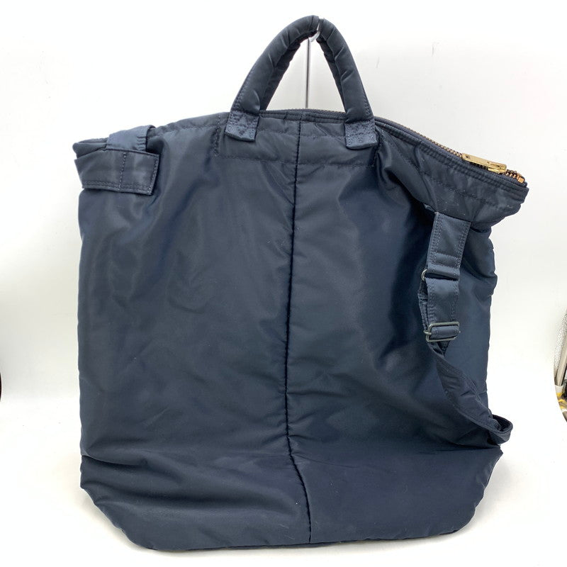 【中古品】【メンズ/レディース】 PORTER ポーター 622-19555 TANKER 2WAY HELMET BAG タンカー ツーウェイ ヘルメット バッグ カバン 鞄 188-261009-cs-01-izu カラー：ネイビー 万代Net店