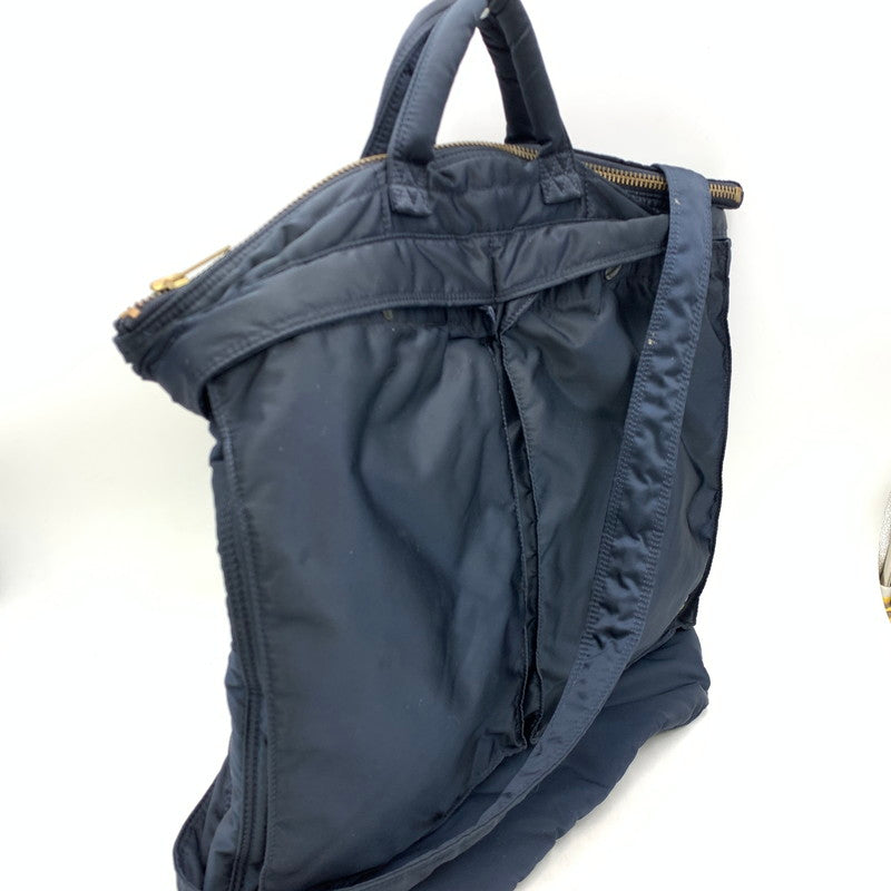 【中古品】【メンズ/レディース】 PORTER ポーター 622-19555 TANKER 2WAY HELMET BAG タンカー ツーウェイ ヘルメット バッグ カバン 鞄 188-261009-cs-01-izu カラー：ネイビー 万代Net店