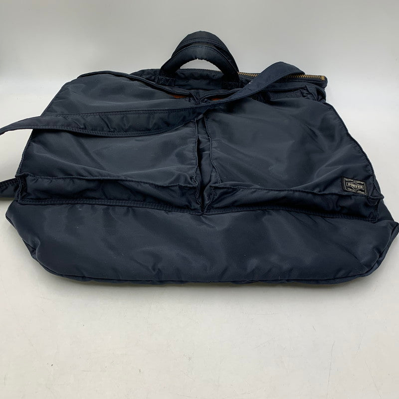 【中古品】【メンズ/レディース】 PORTER ポーター 622-19555 TANKER 2WAY HELMET BAG タンカー ツーウェイ ヘルメット バッグ カバン 鞄 188-261009-cs-01-izu カラー：ネイビー 万代Net店