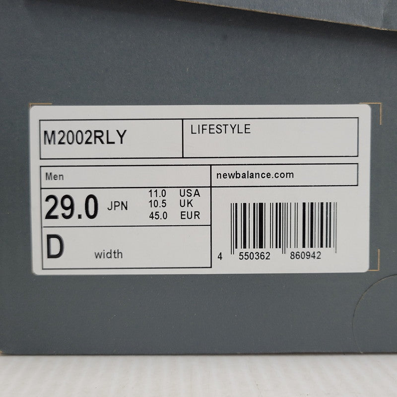 【中古品】【メンズ】 NEW BALANCE ニューバランス M2002RLY スニーカー 靴 162-261010-as-05-izu サイズ：29cm カラー：ブラウン 万代Net店