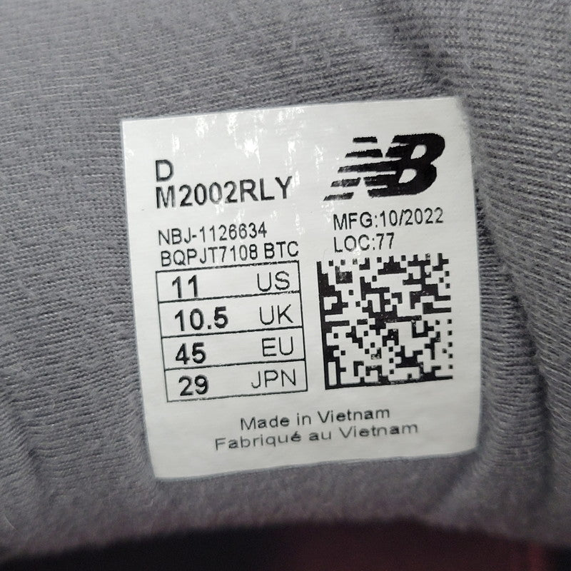 【中古品】【メンズ】 NEW BALANCE ニューバランス M2002RLY スニーカー 靴 162-261010-as-05-izu サイズ：29cm カラー：ブラウン 万代Net店