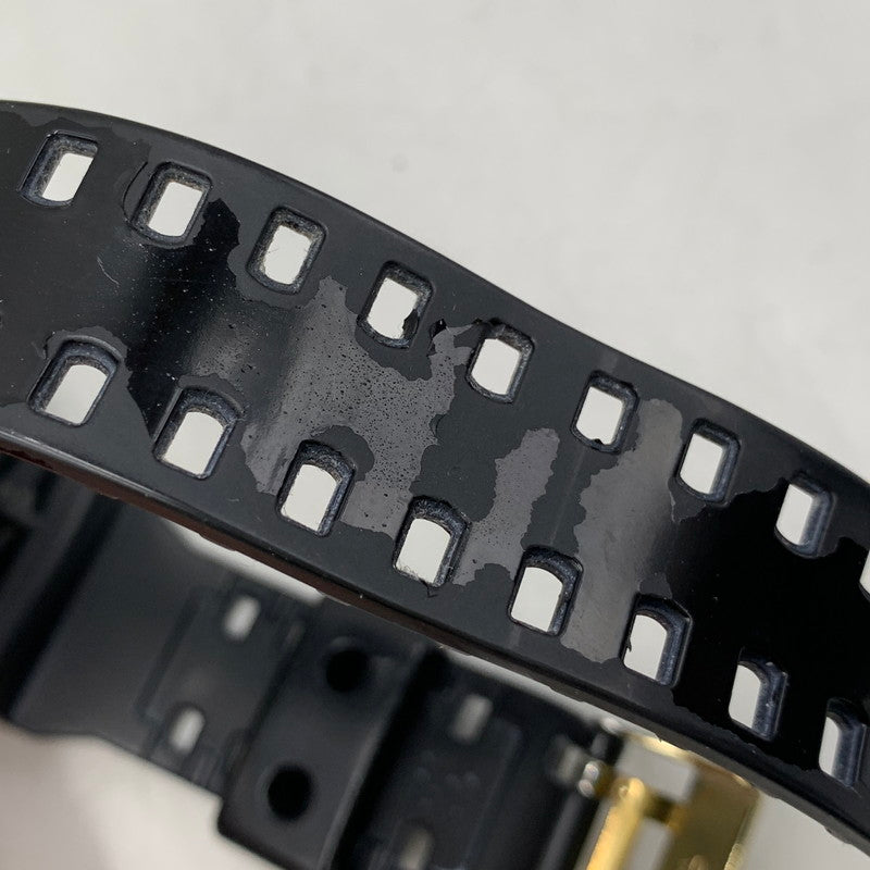 【中古品】【メンズ/レディース】 G-SHOCK ジーショック GA-710GB ANALOG・DIGITAL WATCH アナログ デジタル ウォッチ 時計 196-261013-kh-14-izu サイズ：57.5 × 53.4 × 18.4 mm カラー：ブラック×ゴールド 万代Net店