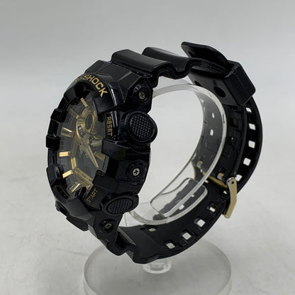 【中古品】【メンズ/レディース】 G-SHOCK ジーショック GA-710GB ANALOG・DIGITAL WATCH アナログ デジタル ウォッチ 時計 196-261013-kh-14-izu サイズ：57.5 × 53.4 × 18.4 mm カラー：ブラック×ゴールド 万代Net店