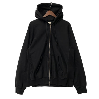 【中古品】【メンズ】 BLURHMS ROOTSTOCK ブラームス ルーツストック BROOTS24F23 SWEAT HOODIE ZIP スウェット フーディー ジップ パーカー 140-261009-sm-18-izu サイズ：3 カラー：ブラック 万代Net店