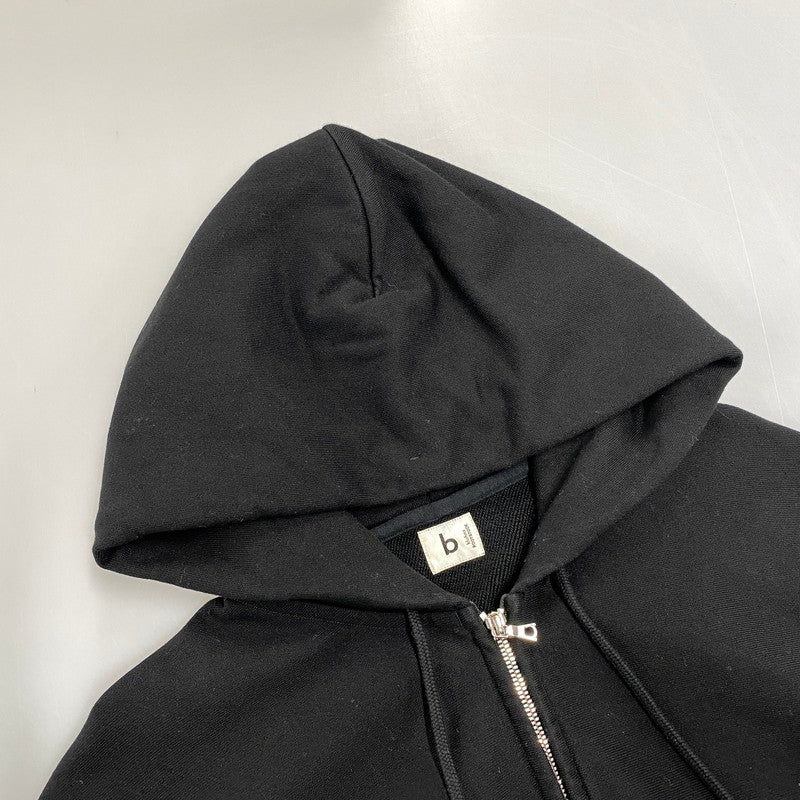 【中古品】【メンズ】 BLURHMS ROOTSTOCK ブラームス ルーツストック BROOTS24F23 SWEAT HOODIE ZIP スウェット フーディー ジップ パーカー 140-261009-sm-18-izu サイズ：3 カラー：ブラック 万代Net店