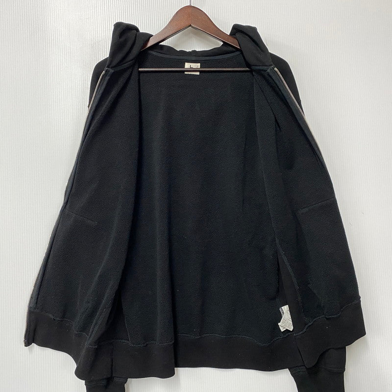 【中古品】【メンズ】 BLURHMS ROOTSTOCK ブラームス ルーツストック BROOTS24F23 SWEAT HOODIE ZIP スウェット フーディー ジップ パーカー 140-261009-sm-18-izu サイズ：3 カラー：ブラック 万代Net店