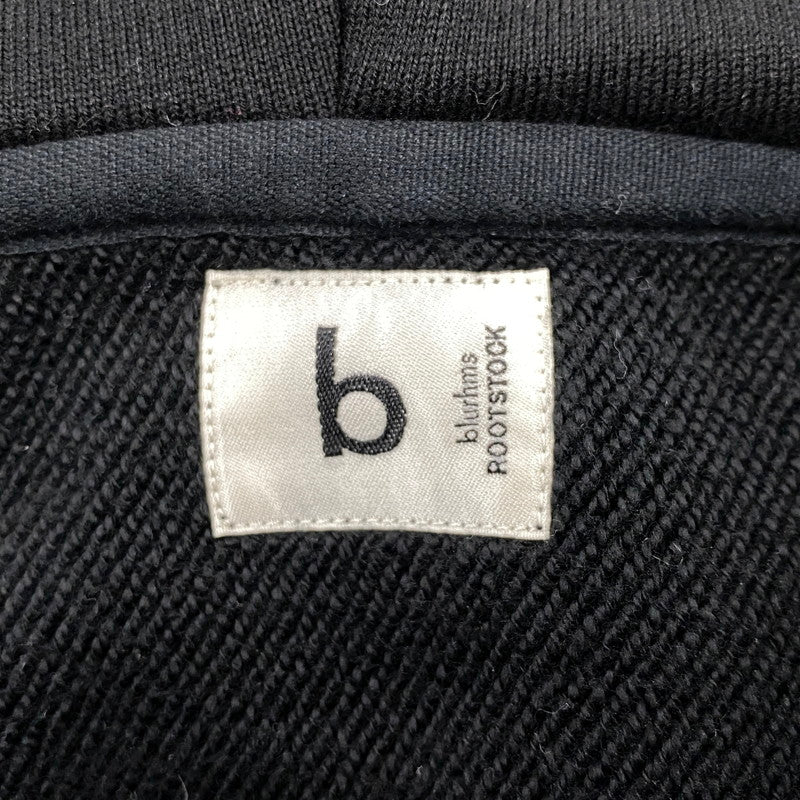 【中古品】【メンズ】 BLURHMS ROOTSTOCK ブラームス ルーツストック BROOTS24F23 SWEAT HOODIE ZIP スウェット フーディー ジップ パーカー 140-261009-sm-18-izu サイズ：3 カラー：ブラック 万代Net店