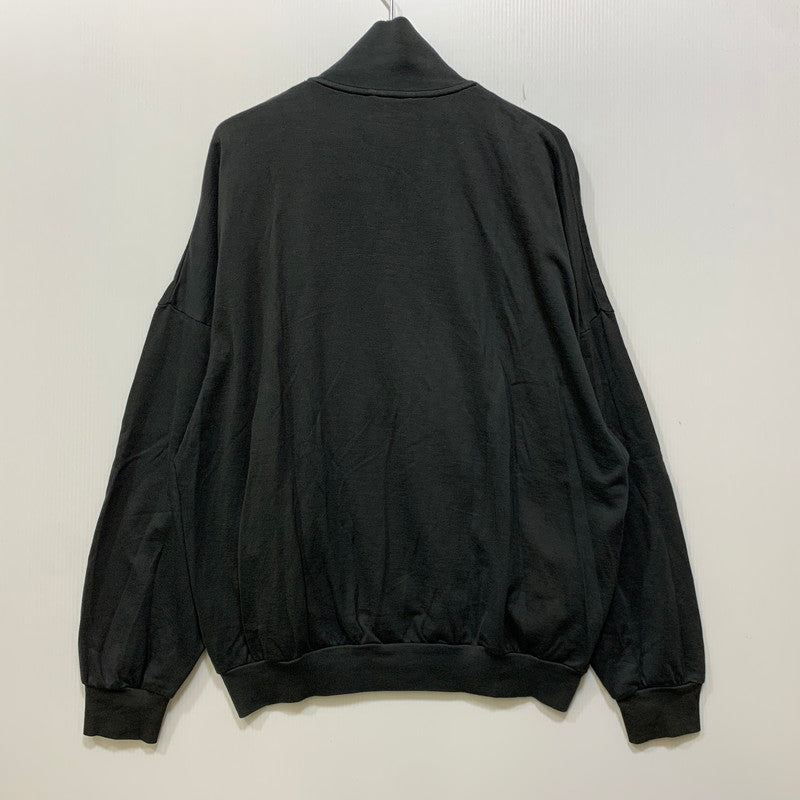 【中古品】【メンズ】 AURALEE オーラリー SUPER HIGH GAUGE SWEAT ZIP BLOUSON A25AB01CU スーパーハイゲージ スウェットジップブルゾン 140-261008-as-06-izu サイズ：4 カラー：ブラック 万代Net店
