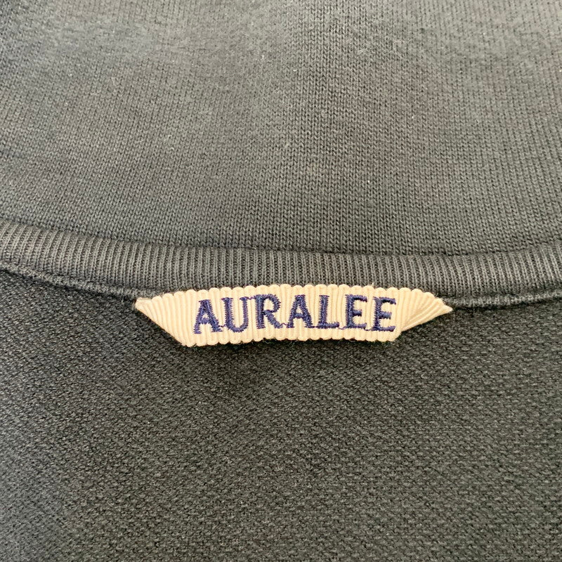 【中古品】【メンズ】 AURALEE オーラリー SUPER HIGH GAUGE SWEAT ZIP BLOUSON A25AB01CU スーパーハイゲージ スウェットジップブルゾン 140-261008-as-06-izu サイズ：4 カラー：ブラック 万代Net店
