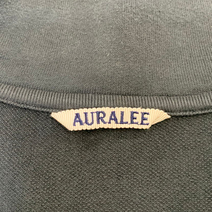 【中古品】【メンズ】 AURALEE オーラリー SUPER HIGH GAUGE SWEAT ZIP BLOUSON A25AB01CU スーパーハイゲージ スウェットジップブルゾン 140-261008-as-06-izu サイズ：4 カラー：ブラック 万代Net店