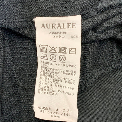 【中古品】【メンズ】 AURALEE オーラリー SUPER HIGH GAUGE SWEAT ZIP BLOUSON A25AB01CU スーパーハイゲージ スウェットジップブルゾン 140-261008-as-06-izu サイズ：4 カラー：ブラック 万代Net店