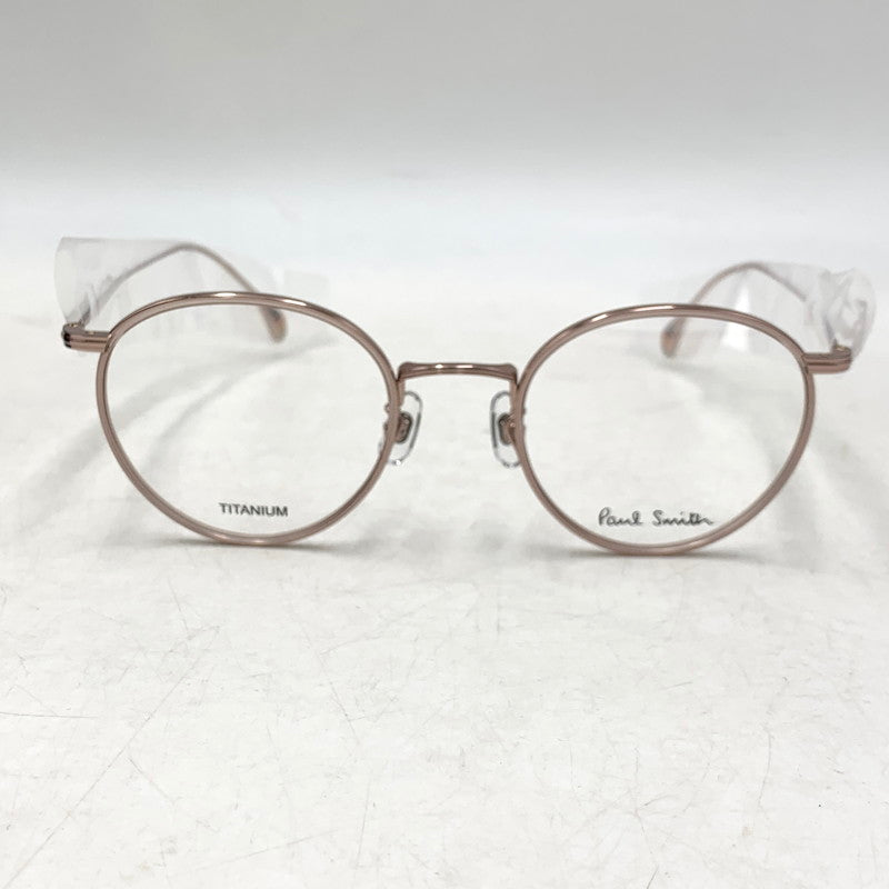 【中古美品】【メンズ/レディース】 PAUL SMITH ポール・スミス PS23105TLB 鯖江製 HOMERTON OPTICAL ホマートン オプティカル メガネ 眼鏡 203-261009-cs-02-izu サイズ：48口21-145 カラー：クリア×ピンク 万代Net店