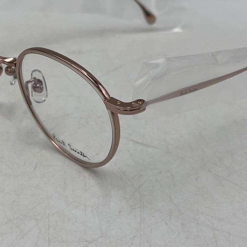 【中古美品】【メンズ/レディース】 PAUL SMITH ポール・スミス PS23105TLB 鯖江製 HOMERTON OPTICAL ホマートン オプティカル メガネ 眼鏡 203-261009-cs-02-izu サイズ：48口21-145 カラー：クリア×ピンク 万代Net店