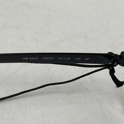 【中古品】【メンズ/レディース】 RAY-BAN レイバン×ASAP ROCKY エイサップ・ロッキー 0RB3928 SUNGLASSES サングラス 203-261009-cs-03-izu サイズ：54口20-145 カラー：ブラック 万代Net店