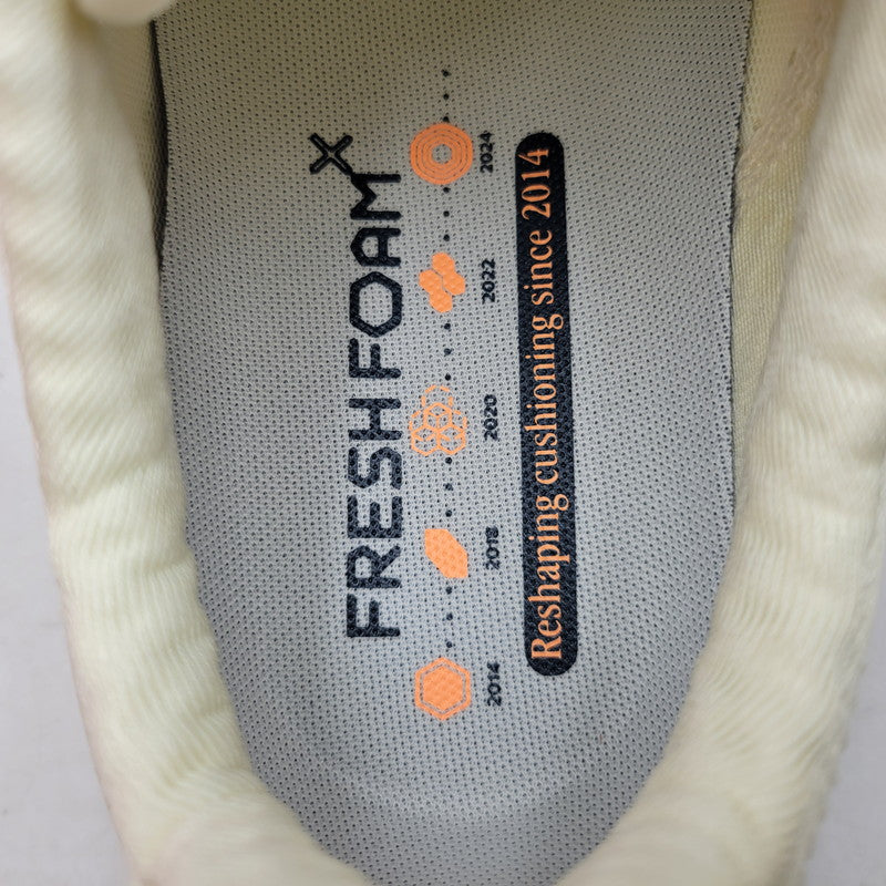【中古美品】【メンズ/レディース】 NEW BALANCE ニューバランス MMORCF5 Fresh Foam X More v5 スニーカー シューズ 靴 162-261015-ay-01-izu サイズ：25.5cm カラー：CREAM/OR 万代Net店