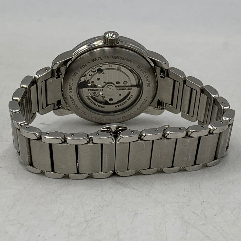 【中古品】【メンズ/レディース】 ZEPPELIN ツェッペリン 7662M-3 SPECIAL EDITION 100 YEARS OPEN HEART AUTOMATIC WATCH スペシャルエディション イヤーズ オープン ハート オートマティック ウォッチ 腕時計 197-261009-cs-08-izu カラー：ブルー×シルバー 万代Net店