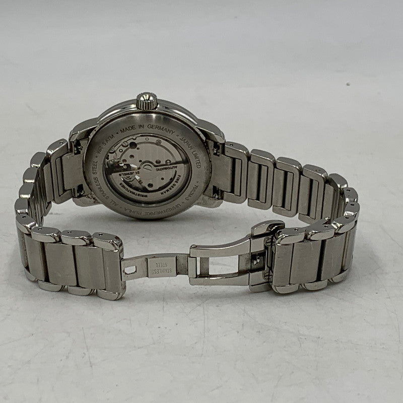 【中古品】【メンズ/レディース】 ZEPPELIN ツェッペリン 7662M-3 SPECIAL EDITION 100 YEARS OPEN HEART AUTOMATIC WATCH スペシャルエディション イヤーズ オープン ハート オートマティック ウォッチ 腕時計 197-261009-cs-08-izu カラー：ブルー×シルバー 万代Net店