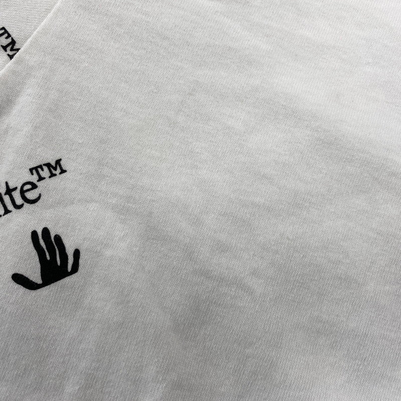 【中古品】【メンズ】 OFF-WHITE オフホワイト OMAA027R21JER012 ALLOVER S S TEE オールオーバー S S Tシャツ 半袖 142-261009-sm-15-izu サイズ：XS カラー：ホワイト 万代Net店
