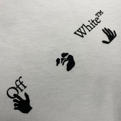 【中古品】【メンズ】 OFF-WHITE オフホワイト OMAA027R21JER012 ALLOVER S S TEE オールオーバー S S Tシャツ 半袖 142-261009-sm-15-izu サイズ：XS カラー：ホワイト 万代Net店