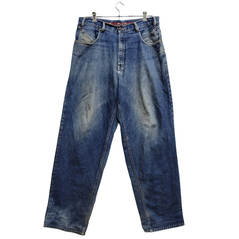 【中古品】【メンズ】 PELLEPELLE ペレペレ BAGGY DENIM PANTS バギーデニムパンツ ジーンズ ズボン ボトムス 157-261015-ay-04-izu サイズ：36 カラー：インディゴ 万代Net店