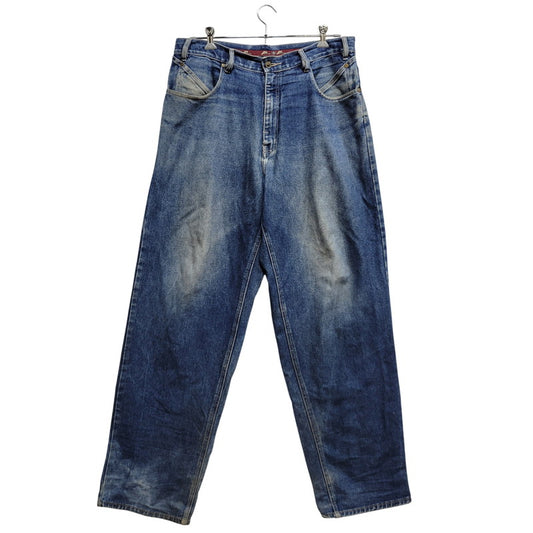 【中古品】【メンズ】 PELLEPELLE ペレペレ BAGGY DENIM PANTS バギーデニムパンツ ジーンズ ズボン ボトムス 157-261015-ay-04-izu サイズ：36 カラー：インディゴ 万代Net店