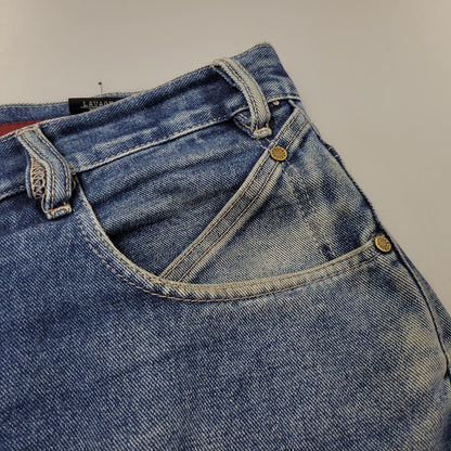 【中古品】【メンズ】 PELLEPELLE ペレペレ BAGGY DENIM PANTS バギーデニムパンツ ジーンズ ズボン ボトムス 157-261015-ay-04-izu サイズ：36 カラー：インディゴ 万代Net店
