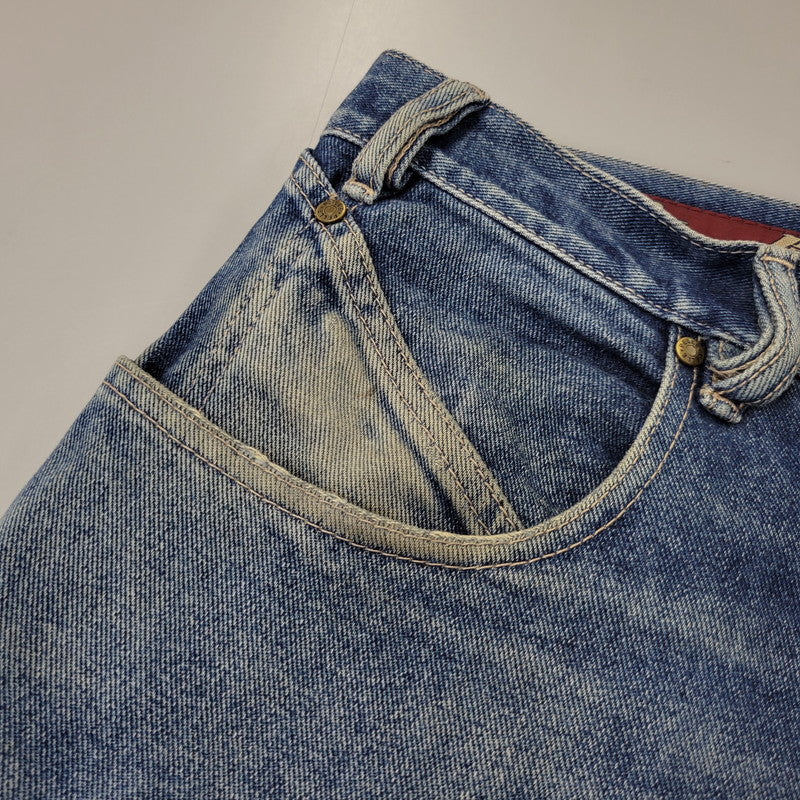 【中古品】【メンズ】 PELLEPELLE ペレペレ BAGGY DENIM PANTS バギーデニムパンツ ジーンズ ズボン ボトムス 157-261015-ay-04-izu サイズ：36 カラー：インディゴ 万代Net店