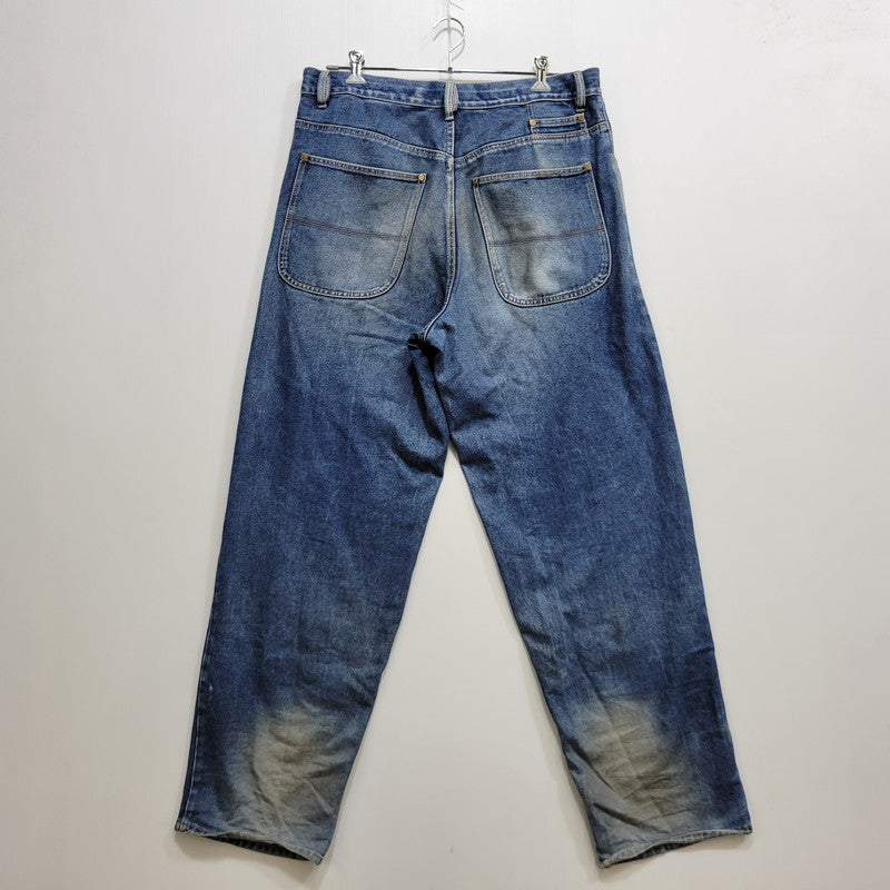 【中古品】【メンズ】 PELLEPELLE ペレペレ BAGGY DENIM PANTS バギーデニムパンツ ジーンズ ズボン ボトムス 157-261015-ay-04-izu サイズ：36 カラー：インディゴ 万代Net店