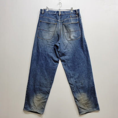 【中古品】【メンズ】 PELLEPELLE ペレペレ BAGGY DENIM PANTS バギーデニムパンツ ジーンズ ズボン ボトムス 157-261015-ay-04-izu サイズ：36 カラー：インディゴ 万代Net店
