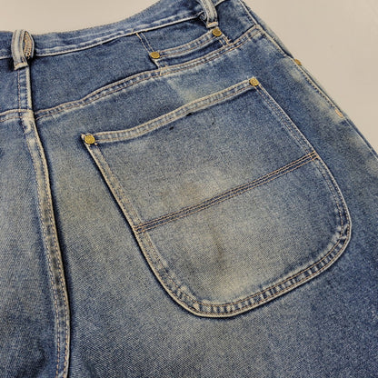 【中古品】【メンズ】 PELLEPELLE ペレペレ BAGGY DENIM PANTS バギーデニムパンツ ジーンズ ズボン ボトムス 157-261015-ay-04-izu サイズ：36 カラー：インディゴ 万代Net店
