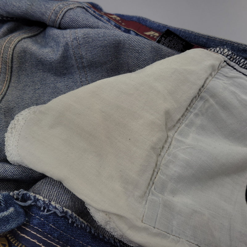 【中古品】【メンズ】 PELLEPELLE ペレペレ BAGGY DENIM PANTS バギーデニムパンツ ジーンズ ズボン ボトムス 157-261015-ay-04-izu サイズ：36 カラー：インディゴ 万代Net店