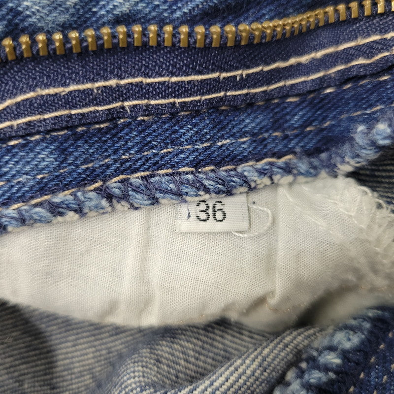 【中古品】【メンズ】 PELLEPELLE ペレペレ BAGGY DENIM PANTS バギーデニムパンツ ジーンズ ズボン ボトムス 157-261015-ay-04-izu サイズ：36 カラー：インディゴ 万代Net店