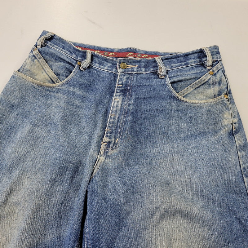 【中古品】【メンズ】 PELLEPELLE ペレペレ BAGGY DENIM PANTS バギーデニムパンツ ジーンズ ズボン ボトムス 157-261015-ay-04-izu サイズ：36 カラー：インディゴ 万代Net店