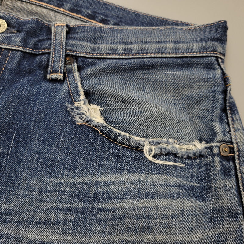 【現状渡し品】【メンズ】 Levi's リーバイス S501XX DENIM PANTS 44501 デニムパンツ ジーンズ 日本製 157-261010-as-32-izu サイズ：W36 カラー：インディゴ 万代Net店