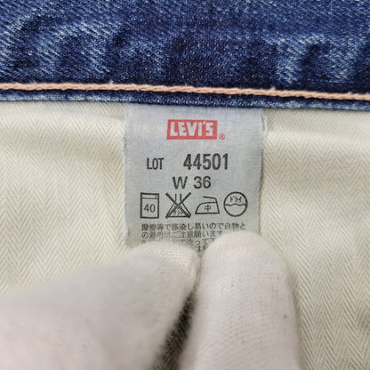 【現状渡し品】【メンズ】 Levi's リーバイス S501XX DENIM PANTS 44501 デニムパンツ ジーンズ 日本製 157-261010-as-32-izu サイズ：W36 カラー：インディゴ 万代Net店
