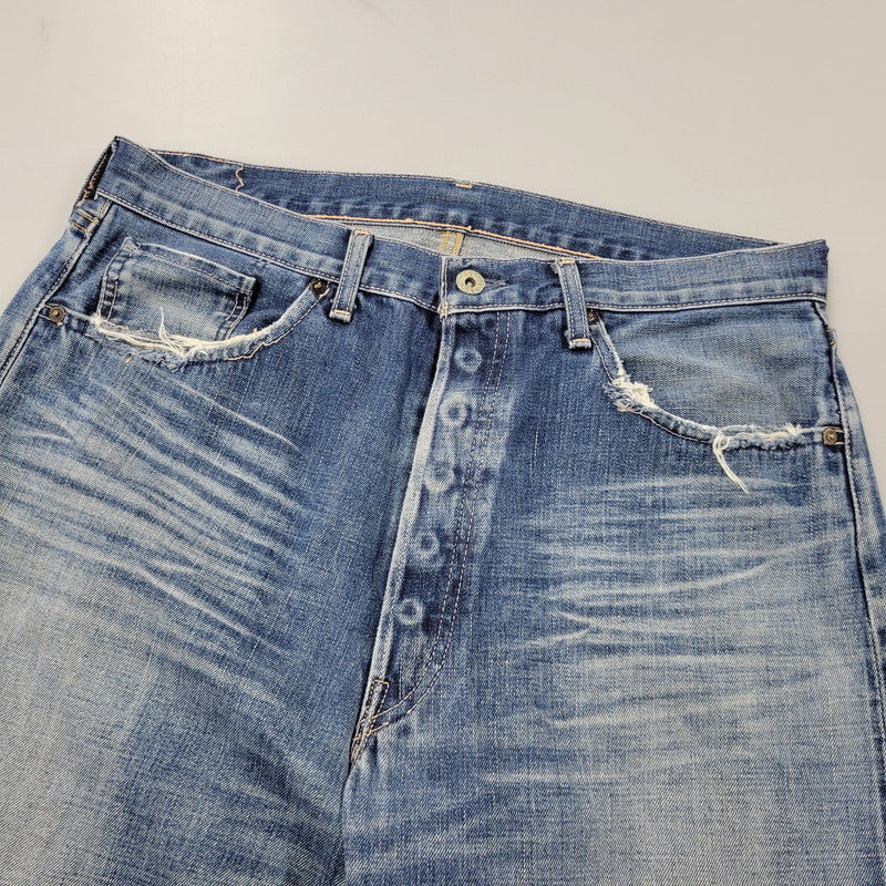 【現状渡し品】【メンズ】 Levi's リーバイス S501XX DENIM PANTS 44501 デニムパンツ ジーンズ 日本製 157-261010-as-32-izu サイズ：W36 カラー：インディゴ 万代Net店