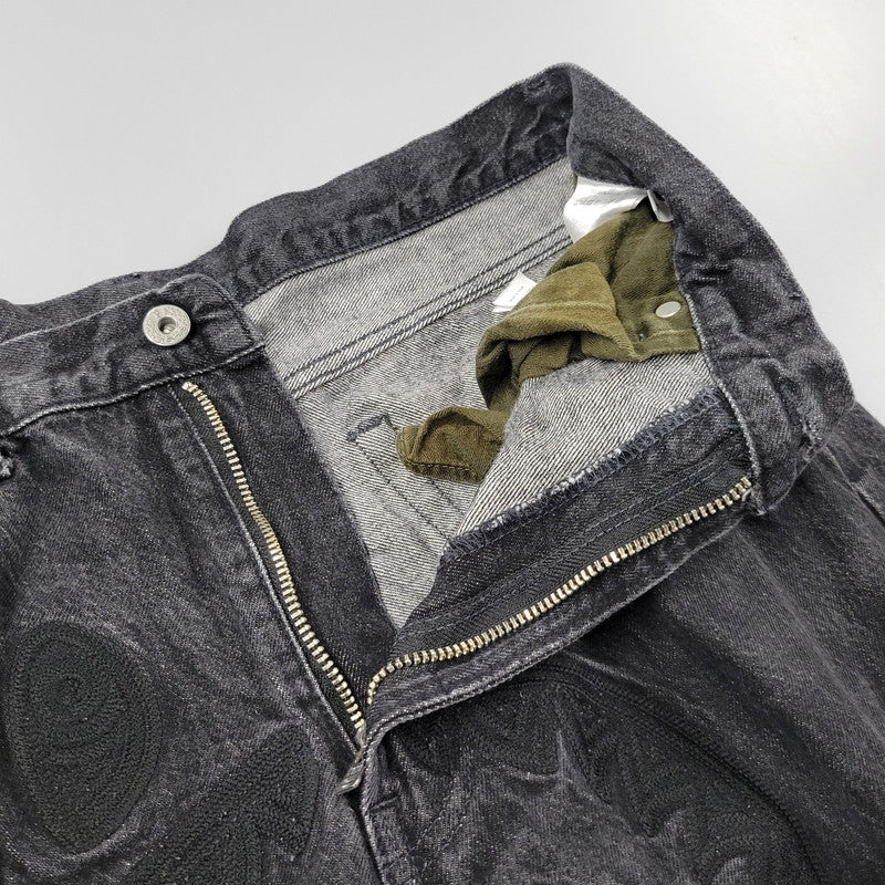 【中古品】【メンズ】 A BATHING APE アベイシングエイプ SHARK 13 OZ DENIM PANTS 001DPK801004M シャーク 13オンス デニムパンツ ジーンズ 153-261010-as-31-izu サイズ：XL カラー：ブラック 万代Net店