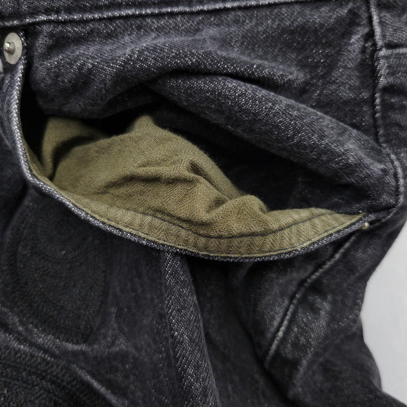 【中古品】【メンズ】 A BATHING APE アベイシングエイプ SHARK 13 OZ DENIM PANTS 001DPK801004M シャーク 13オンス デニムパンツ ジーンズ 153-261010-as-31-izu サイズ：XL カラー：ブラック 万代Net店