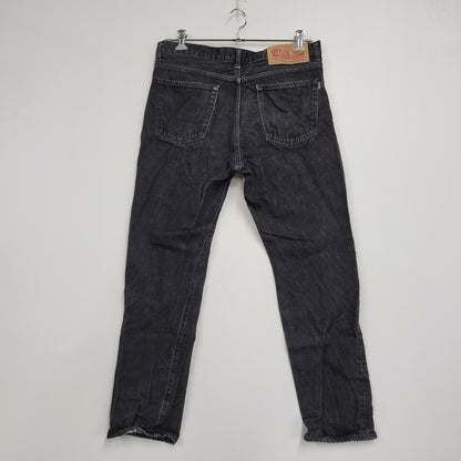 【中古品】【メンズ】 A BATHING APE アベイシングエイプ SHARK 13 OZ DENIM PANTS 001DPK801004M シャーク 13オンス デニムパンツ ジーンズ 153-261010-as-31-izu サイズ：XL カラー：ブラック 万代Net店