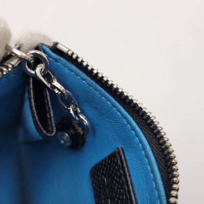 【中古品】【メンズ/レディース】 BVLGARI ブルガリ LOGO LEATHER COIN CASE ロゴ レザー コインケース 小銭入れ 財布 181-261010-as-21-izu カラー：ブラック 万代Net店