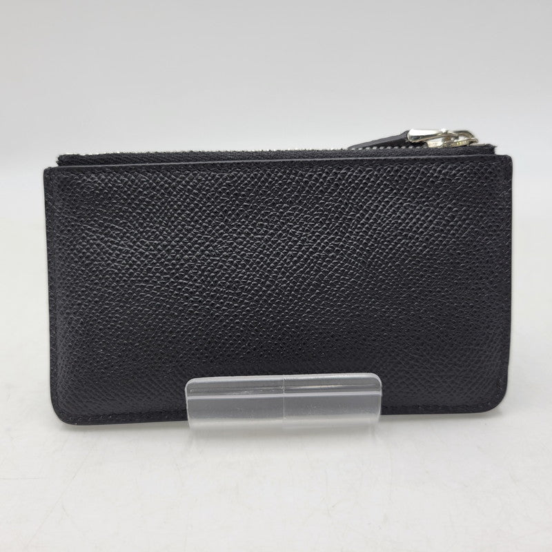 【中古品】【メンズ/レディース】 BVLGARI ブルガリ LOGO LEATHER COIN CASE ロゴ レザー コインケース 小銭入れ 財布 181-261010-as-21-izu カラー：ブラック 万代Net店