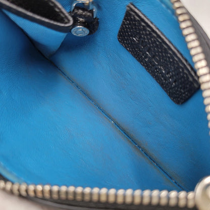 【中古品】【メンズ/レディース】 BVLGARI ブルガリ LOGO LEATHER COIN CASE ロゴ レザー コインケース 小銭入れ 財布 181-261010-as-21-izu カラー：ブラック 万代Net店