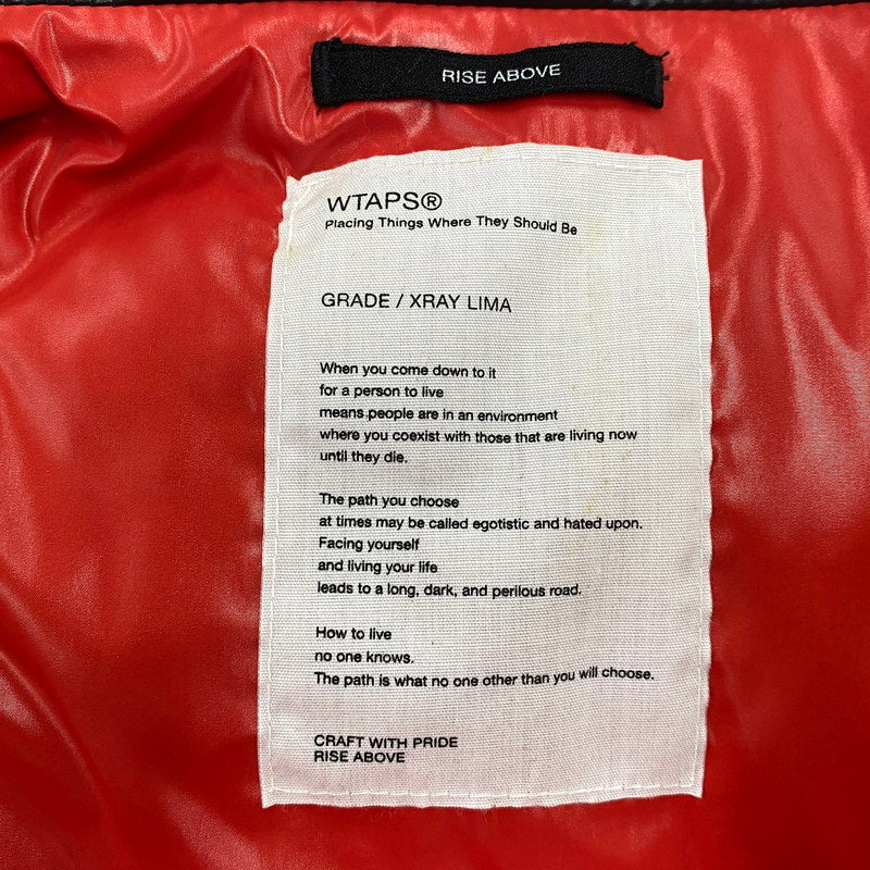 【中古品】【メンズ】 WTAPS ダブルタップス 092GWDT-JKM02 VEST. FIELD. NYLON. TAFFETA ダウン ベスト アウター 142-261018-kh-06-izu カラー：ブラック 万代Net店