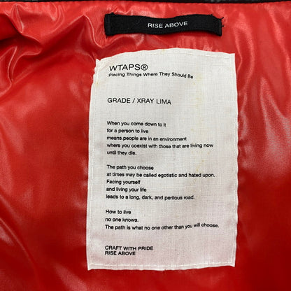 【中古品】【メンズ】 WTAPS ダブルタップス 092GWDT-JKM02 VEST. FIELD. NYLON. TAFFETA ダウン ベスト アウター 142-261018-kh-06-izu カラー：ブラック 万代Net店
