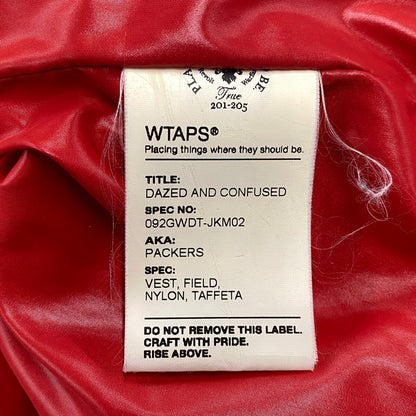 【中古品】【メンズ】 WTAPS ダブルタップス 092GWDT-JKM02 VEST. FIELD. NYLON. TAFFETA ダウン ベスト アウター 142-261018-kh-06-izu カラー：ブラック 万代Net店