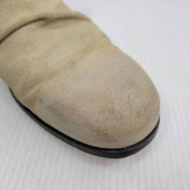 【現状渡し品】【メンズ】 PADRONE パドローネ SIDE ZIP SHORT BOOTS サイドジップ ショートブーツ 靴 164-261010-as-01-izu サイズ：41 カラー：ベージュ 万代Net店
